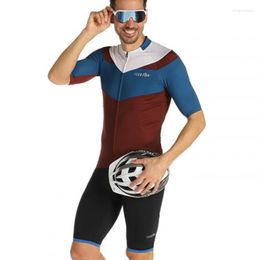 Sets de carreras Rh Pro Cycling Clothing Clothing Ropa Race Race Riding uniforme de verano Bike ROPA ROPA Ciclismo Team Jersey Set Men Bicycle