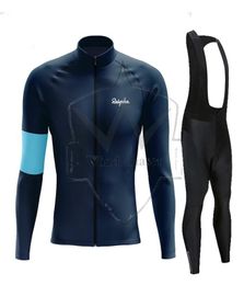 Racing Sets Lente En Herfst Ralvpha Ciclismo Heren Fietskleding Racefiets Maillot De Manga Larga Lange Mouw8913586