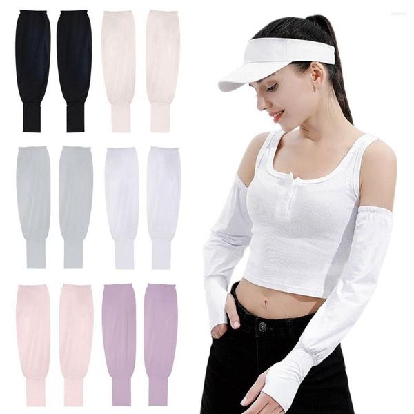 Racing Sets Summer Cooling Sportswear Running Arm Sleeves Cover Sports de plein air Protection solaire