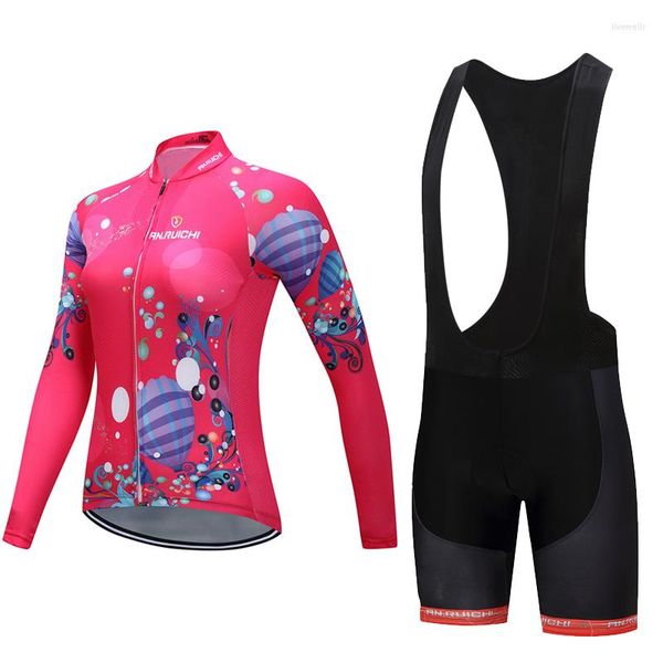Ensembles de course été femmes vélo cyclisme Anti-sueur rouge vêtements 3D rembourrage coussin Sport maillots personnalisé/service de gros