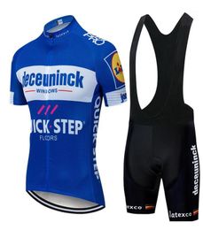 Racing SetS Team Deceuninck Pro Cycling Jersey 20D Gel Bike Shorts Suit MTB ROPA CICLISMO MENSO SUMMIN