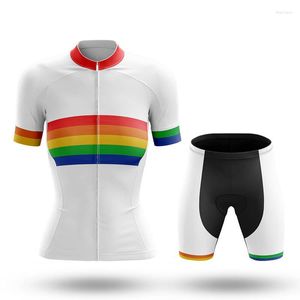 Racing sets vrouw fietsen shorts ciclismo ademende 9d gel pad zomer vrouwelijke jersey set fiets shirt road fiets blouse -kleding