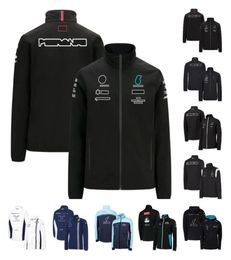 Vestes de costume de course 1 équipe uniforme manteau personnalisé pilote de course à capuche ventilateurs de voiture Jersey coupe-vent automne Men039s Motor9787704