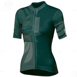 Racing Tops Bike Jersey Cycling Downhill Shirtable Sweet Dry Reflective Shirt Short Sleeve Team Tricota Mountain Bicycle 240515