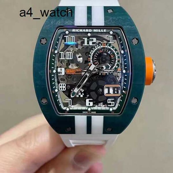 Montre de course unisexe, montre-bracelet RM série RM029, matériau en Fiber de carbone utilisé unique