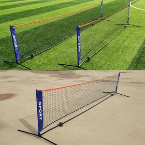 Raquettes Raquettes de badminton Simple 3 m/4 m/5 m/6 m filet d'entraînement de Tennis filet de badminton filet de Tennis en plein air maille filet de volley-ball pratique 230303