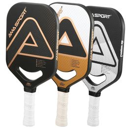 RACKETS RACKETS RACKETS AMASPORT USAPA APPROUVÉ PALLE BALLLE PALDE ALLONDE 3K FRICTION TEXTURE DE FIBERS DE CARBONE SUPPRIMATION PP001 PP002 2