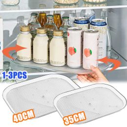 Racks 13 pièces en plastique réfrigérateur organisateur rotatif étagère support étagères pour boisson plateau tournant réfrigérateur cuisine nourriture fruits boîte de rangement