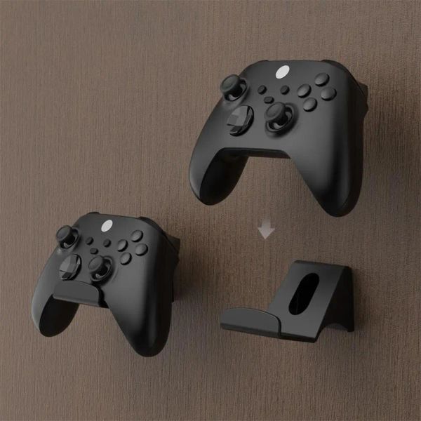 Racks 2 PCS Soporte de pared de pared Manejo del juego Controlador de auriculares Cosquero de almacenamiento universal soportador de estante de almacenamiento para PS Xbox Switch Pro