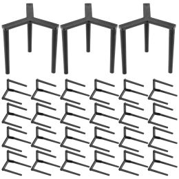 Supports 200 pièces support de service de Pizza trépied pile supports de fixation porte-Pizza supports de Pizza pour Restaurant