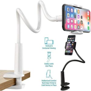 Rekken 75 cm/80 cm 360 Clip Mobiele Telefoon Houder Stand Draagbare Flexibele Luie Bed Desktop Mount Bracket smartphone Stand