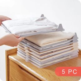 Rekken opslagpartities voor kleding kunnen worden opgevangen op 5 -pc garderobe om kleding te ontvangen PP Materiaal Garderobe Organizer Partitions Board