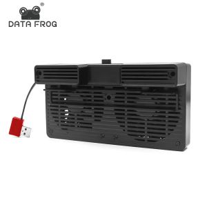 RACKS Data Frog Dual Cooling Fan Base Stand -accessoires voor Compatiblenintendo Switch Game Console USB Console Cooling Bracket 2023