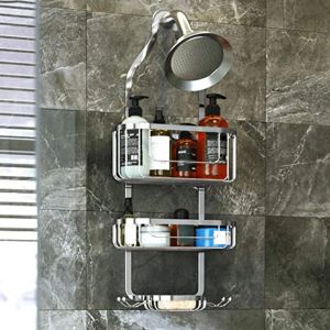 Supports fer salle de bain support de rangement étagère en métal douche mural panier organisateur cuisine maison coin supports suspendus