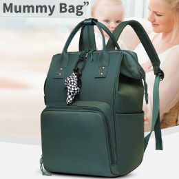 Bastidores de gran capacidad Mummy Stroller Bag Mackpack Bag Mom Baby Baby Multifunción impermeable a al aire libre Niños de pañales 2023 Nuevo