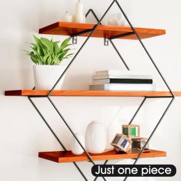 Rekken richel woonkamer beugel woning decor houten support muur plank kantoor mount boeken drijvende opberghouder modern organisator rek