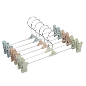 Racks Plastique Plastique Vêtements multifonctionnels Hangage de vêtements en gros Pantalon Pantalon Rack Rack Rack et Antisiskide ménage réglable Sous-vêtements