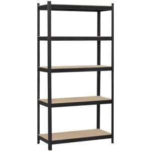 Racks Smilemart 5 Shelf Heavy Duty Duty Metal Adjustable Utility Storage Stakef