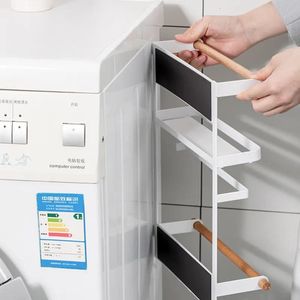 Porte-serviettes magnétique pour réfrigérateur, support de rouleau d'essuie-tout, support de rangement décoratif domestique, réfrigérateur magnétique, Machine à laver ou