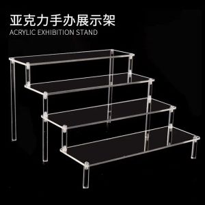 Rekken Transparant Acryl Display Stand Anime Karakters Bekerhouder Organisator Cosmetische Plank Sieraden Display Stand Parfum Model Plank