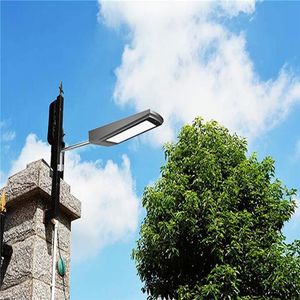 Capteur de mouvement Radar lumières solaires 108 lampadaire LED 15W 2100LM éclairage de sécurité nuit extérieure pour rue de chemin de jardin