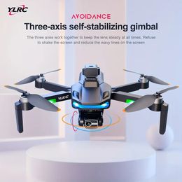 Évitement d'obstacles radar, cardan à 3 axes, photographie aérienne double WiFi - Drone UAV quadrirotor S135 avec caméra 1080P, moteur sans balais et longue durée de vol.