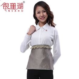 Stralingspak Zilvervezel stralingsbeschermingspakken zwangerschapsschort Chinese stijl borstbedekking 99 zilver nylon 231102