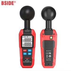 Stralingstesters BSIDE EMF-meter Elektromagnetische veldstralingsdetector Radiatortester Handheld elektrische magnetische dosimeter Geigerteller K7 230825