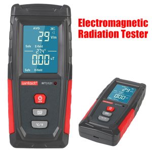 Radiation Testers Electromagnetic Radiation Tester Handheld Radiation Dosimeter Monitor Portable Electric Field EMF Meter Detector Counter 230516