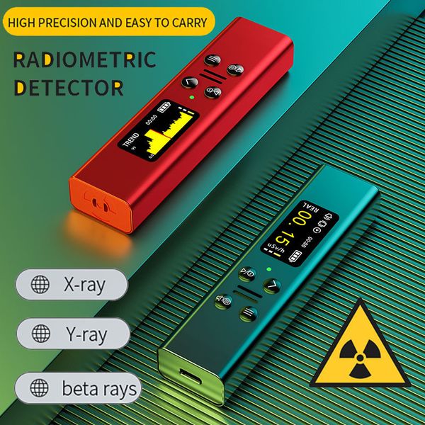 Testeurs de rayonnement Compteur Geiger Détecteur de rayonnement nucléaire de haute précision Détecteur de rayons X Beta Gamma Compteur Geiger Dosimètre 230825