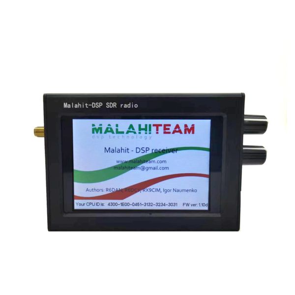 Radio 1.10D 50K ~ 200MHz 400 ~ 2 GHz SDR malachite Récepteur 3,5 pouces IPS Touching Screen Software Radio Radio SDR Réduction du bruit DSP