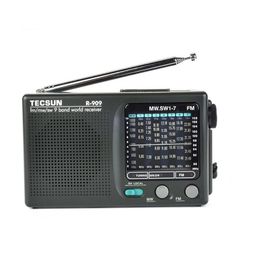 Radio 2022 Nieuw Tecsun R909 R909 Radio Fm / Mw / Sw 9 Band Woordontvanger Draagbare Radio Tecsun R909 Stereo Radio Handige radio