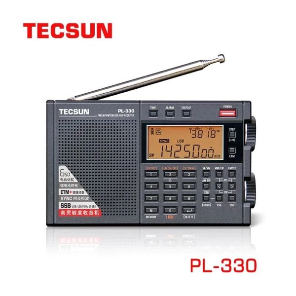Radio 2022 Tecsun PL330 Radio FM portable LW/SW/MW Récepteur radio toutes bandes à bande latérale unique avec manuel en anglais Dernier firmware 3306