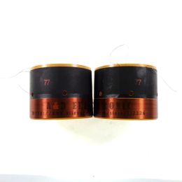 Radio 2PCS VOICH COIL 77 mm Fibre Verre Woofer Loudspeaker 8 ohm