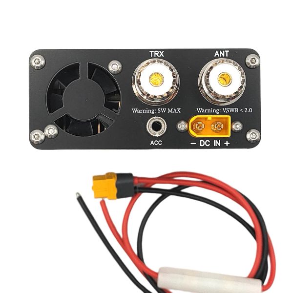 Radio 50W 3,5 MHz28.5 MHz Micro PA50 Amplificateur de puissance HF à ondes courtes et à onde courte avec mètre Power SWR + Filtre LPF pour les radios