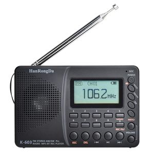 Radio Am FM op batterijen draagbare zakradio USB digitale oplaadbare muziekspeler Bluetooth-compatibel voor Tf-kaart