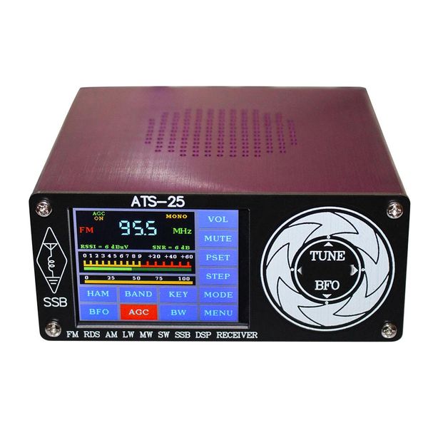 Radio ATS25 SI4732 Allband Radio Receptor FM LW MW SW SSB + 2.4 