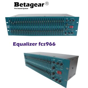 Radio Betagear Dual 31 Band Stereo Equalizer FCS966 Luidspreker Management Graphic Equalizer Audio Professionele muziekinstrumenten