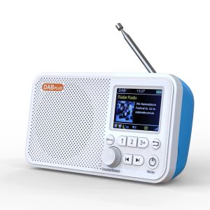 Radio de bureau numérique C10, réveil Dab Dab + Fm, diffusion compatible Bluetooth, minuterie de sommeil Programmable
