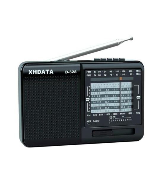 Radio D328 FM AM SW lecteur MP3 Portable à ondes courtes avec prise de carte TF récepteur 43W 9531275