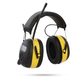 Cache-oreilles Radio numérique AM/FM stéréo, Protection auditive NRR 30dB pour la tonte, casque d'écoute professionnel