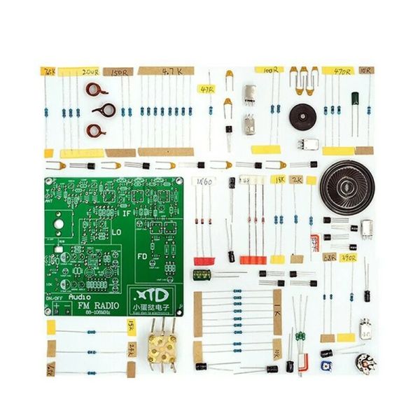 Kit De Radio Diy 88108mhz Kit De Radio Fm Radio Fm Kit De Receptor De Radio Diy Totalmente Discreto