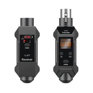 Convertisseur de microphone dynamique radio système sans fil émetteur et récepteur d'image audio vidéo XLR adaptateur 6.5 pour micro dynamique en gros