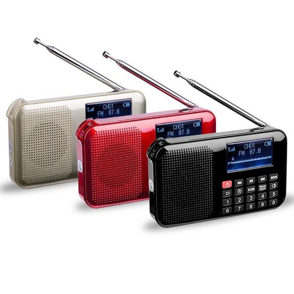 Radio Eonko L388 Radio Fm solaire avec écran Lcd Tf Usb Aux batterie externe lyrique comprenant un Micro Sd de 8 go