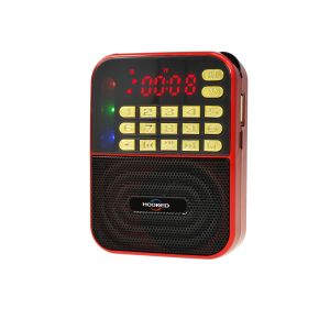 Radio EONKO Private H500AMBT Super Bass Radio de poche avec Bluetooth AM FM TF USB AUX casque horloge lumière disco batterie 2000 mah