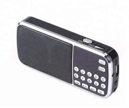 Radio EONKO Super Bass FM Radio King L088 avec lampe de poche TF USB AUX batterie rechargeable comprenant un micro sd de 8 go