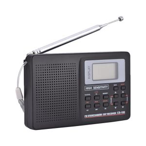 Radio FM AM SW LW TV Full-band radio-ontvanger Draagbare wekker Digitale geheugenfunctie Radio 9 KHz