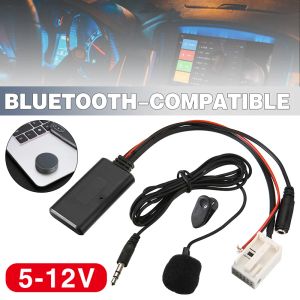 Radio pour Citroen pour Peugeot 1pc AUX Bluetooth compatible Adaptateur Mic Smartphone Car Radio CD Adaptateur de lecteur de musique audio externe