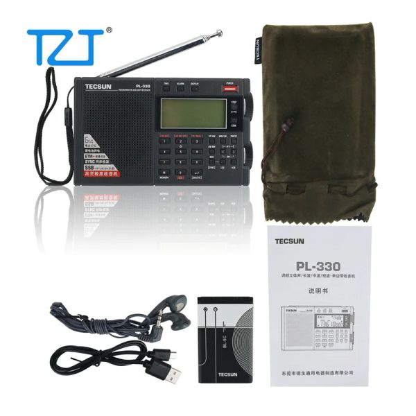 Radio pour Tecsun Pl330 Radio pleine bande Portable Fm stéréo Lw/mw/sw Ssb Dsp récepteur Radio à ondes courtes