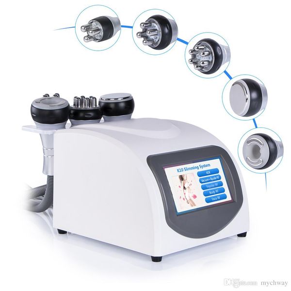 Cavitation ultrasonique bipolaire à radiofréquence amincissant l'équipement de beauté de perte de poids sous vide de machine de retrait de cellulite 5in1 Fedex